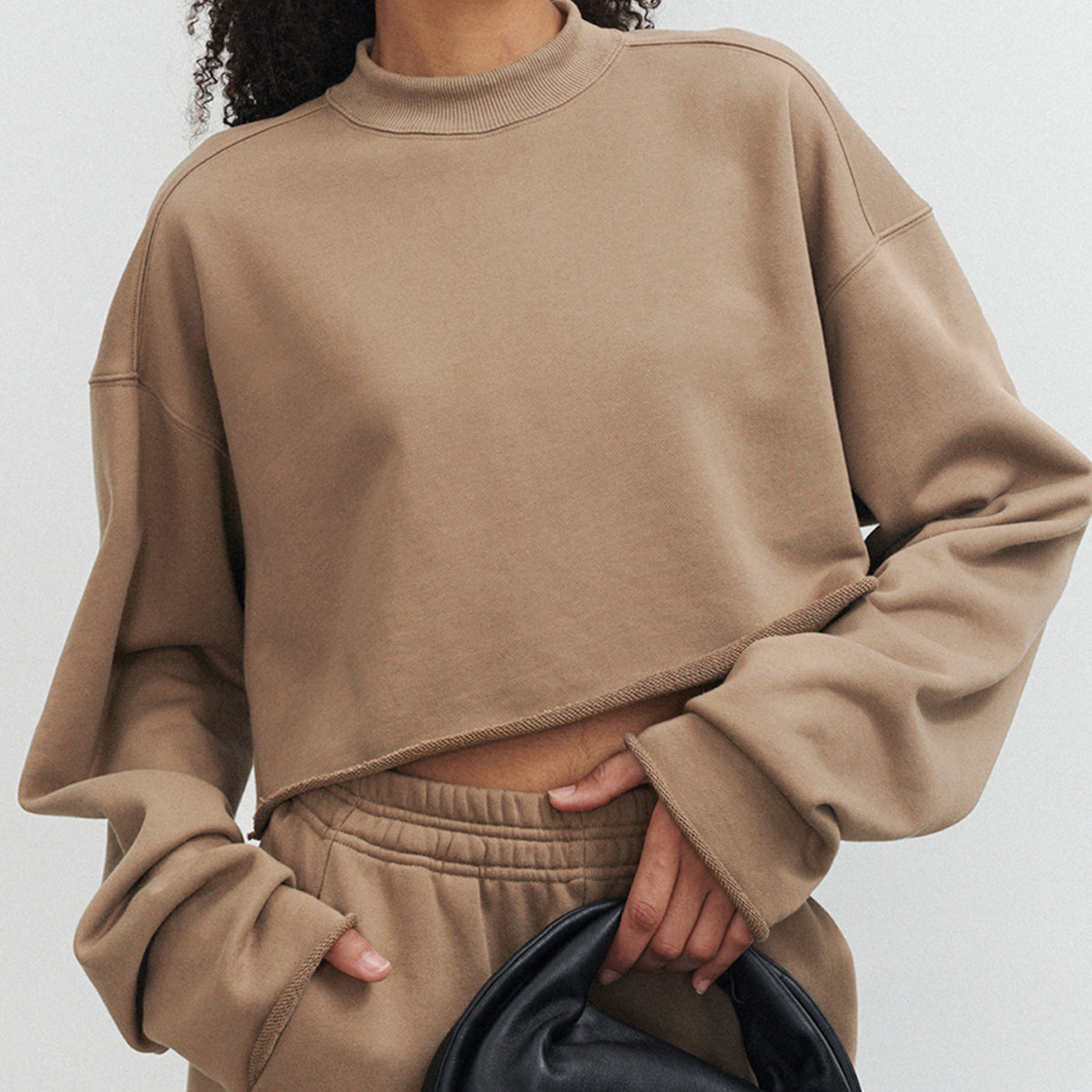 Live It Up Crop Sweatshirt