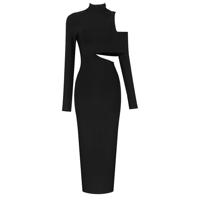 Alyia Cut-out Maksi Bandaj Elbise