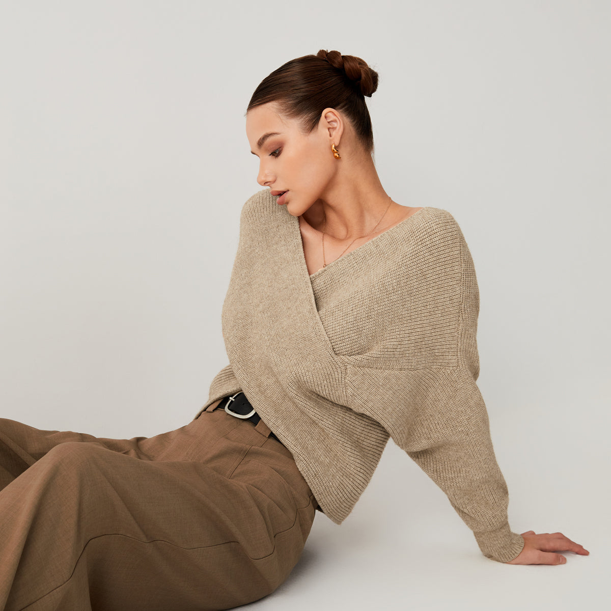 Cross My Heart Oversized Crop Kazak