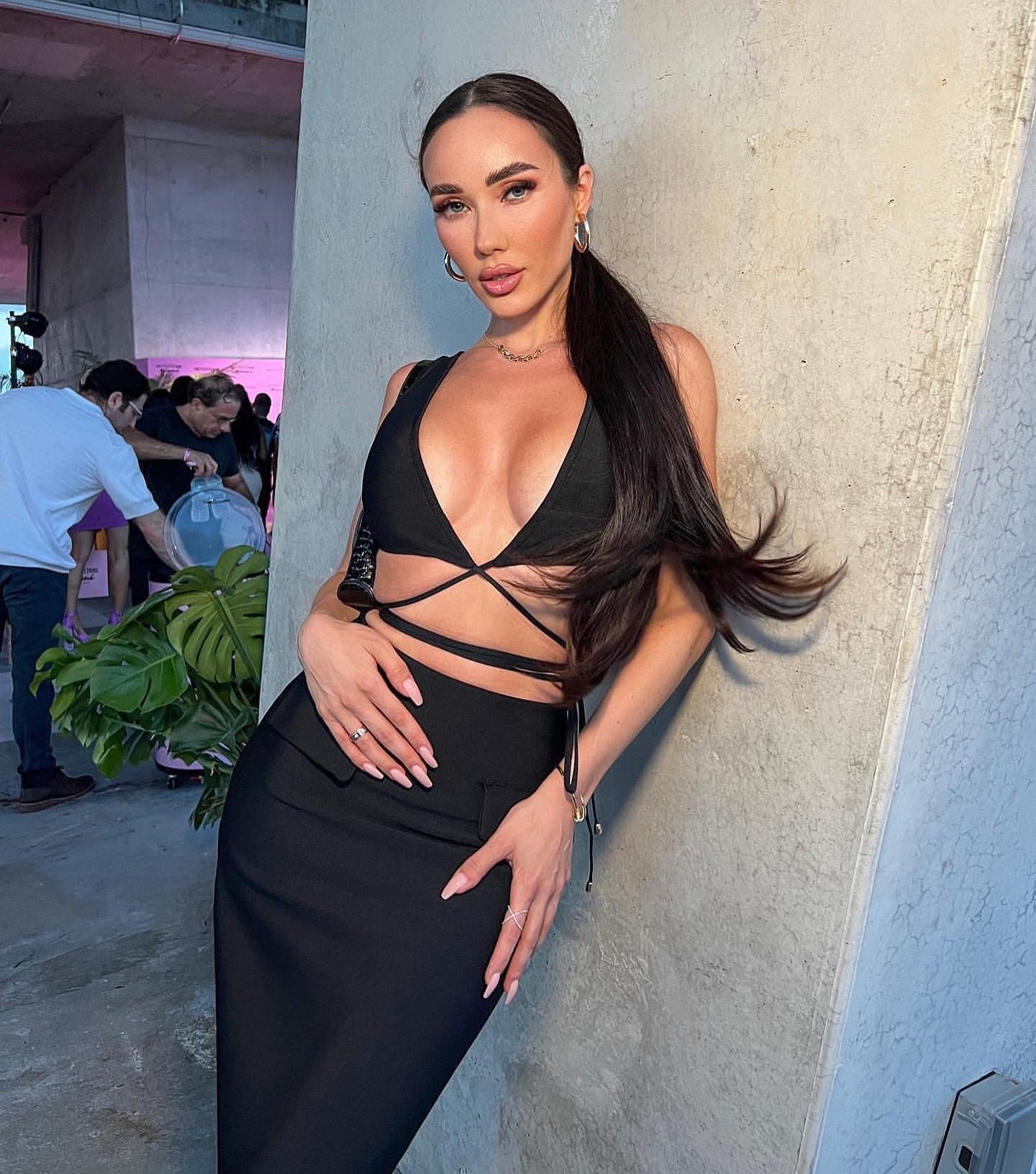Alyia Cutout Maksi Elbise
