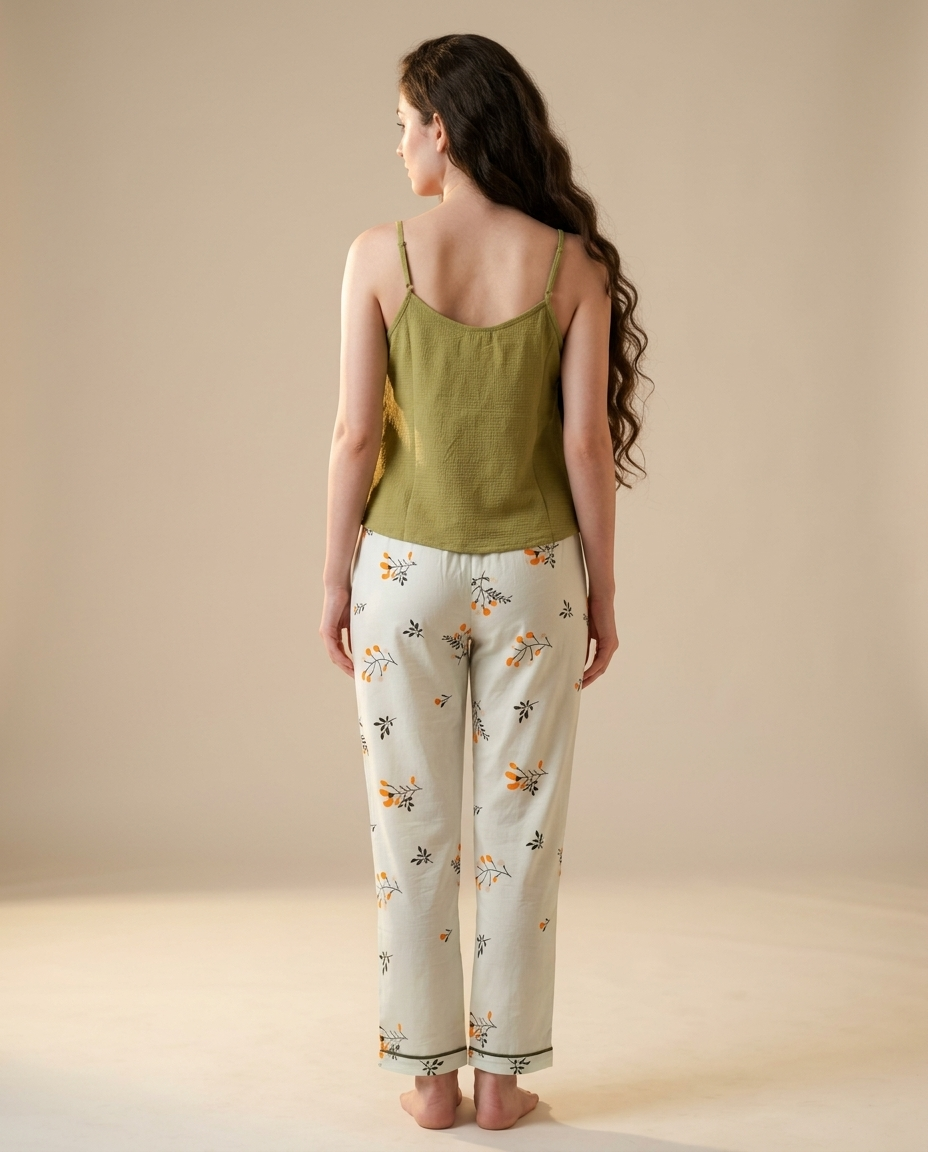 Lune Olive Blossom Sleep Set