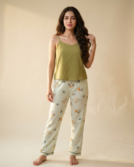Lune Olive Blossom Sleep Set