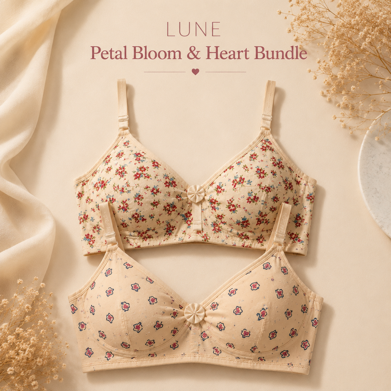 Lune Petal and Heart Bundle