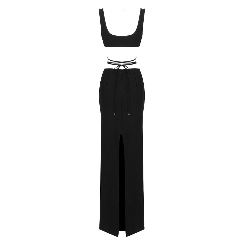 Alyia Cutout Maksi Elbise