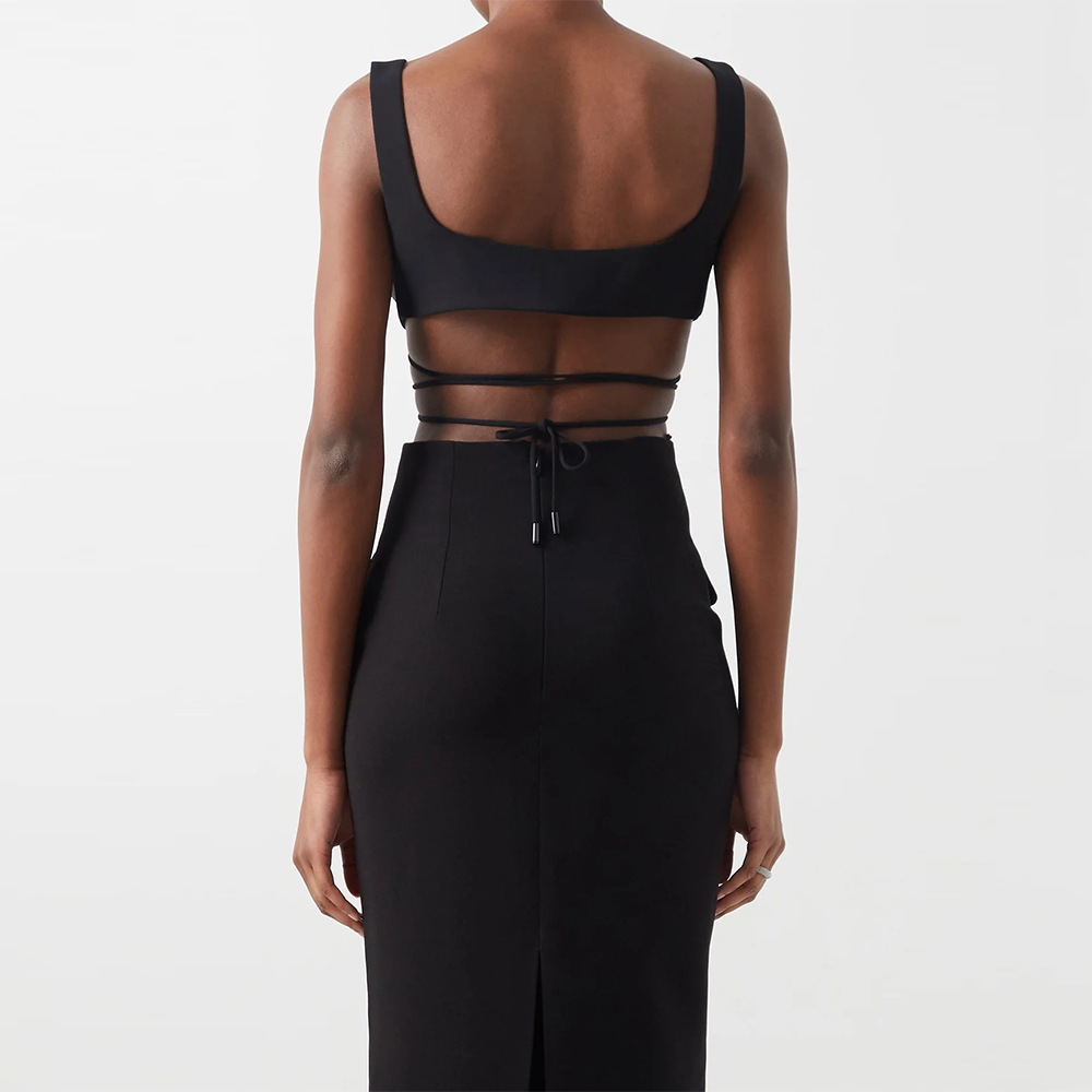 Alyia Cutout Maksi Elbise