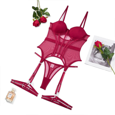 Luné Intimates Korseli Büstiyer Jartiyer Takımı